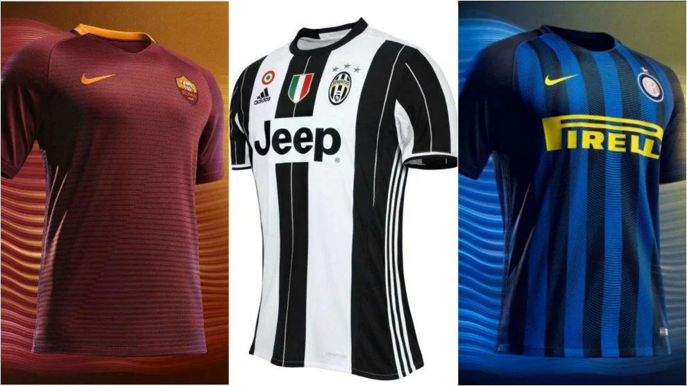 GALLERY – Stagione 2016-17: le nuove maglie dei club di serie A