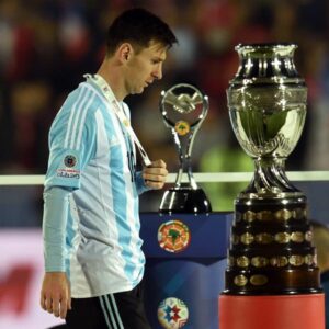 Messi incredulo dopo la finale del 2015