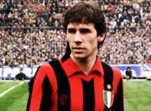 Un giovanissimo Franco Baresi