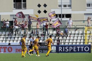 I tifosi del Cittadella a Vercelli