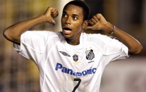 Robinho ai tempi del Santos