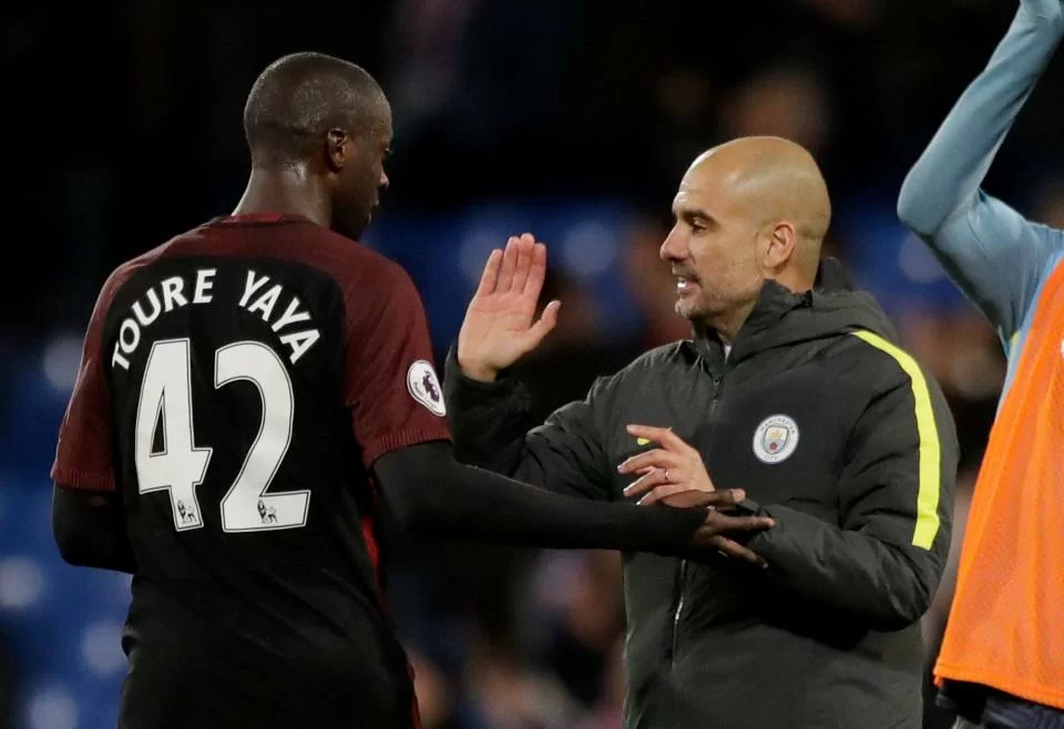 Il pareggio tra Guardiola e Yaya Touré