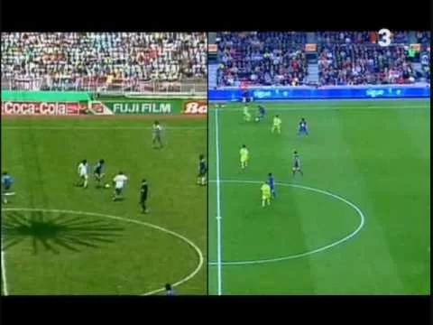 Maradona e Messi, il gol è IDENTICO