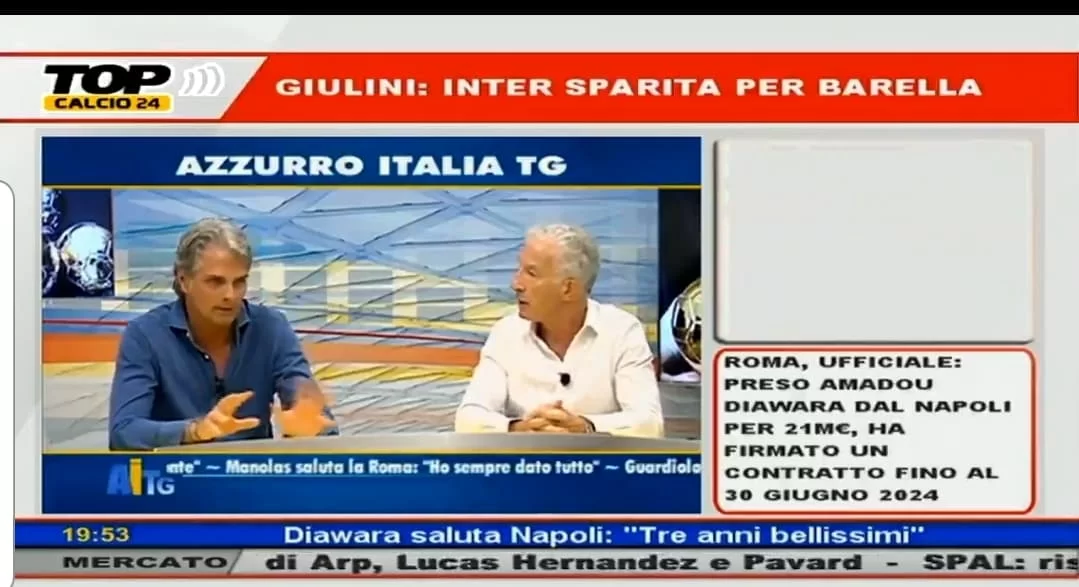 VIDEO – Disattenzione da pelle d’oca su TopCalcio24: “Difensore per la Juve, Astori può essere un nome”