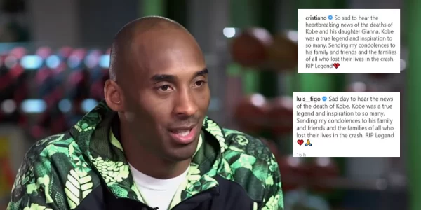 Ronaldo e Figo salutano Kobe Bryant: ma il messaggio postato è lo stesso! Stesso social manager?