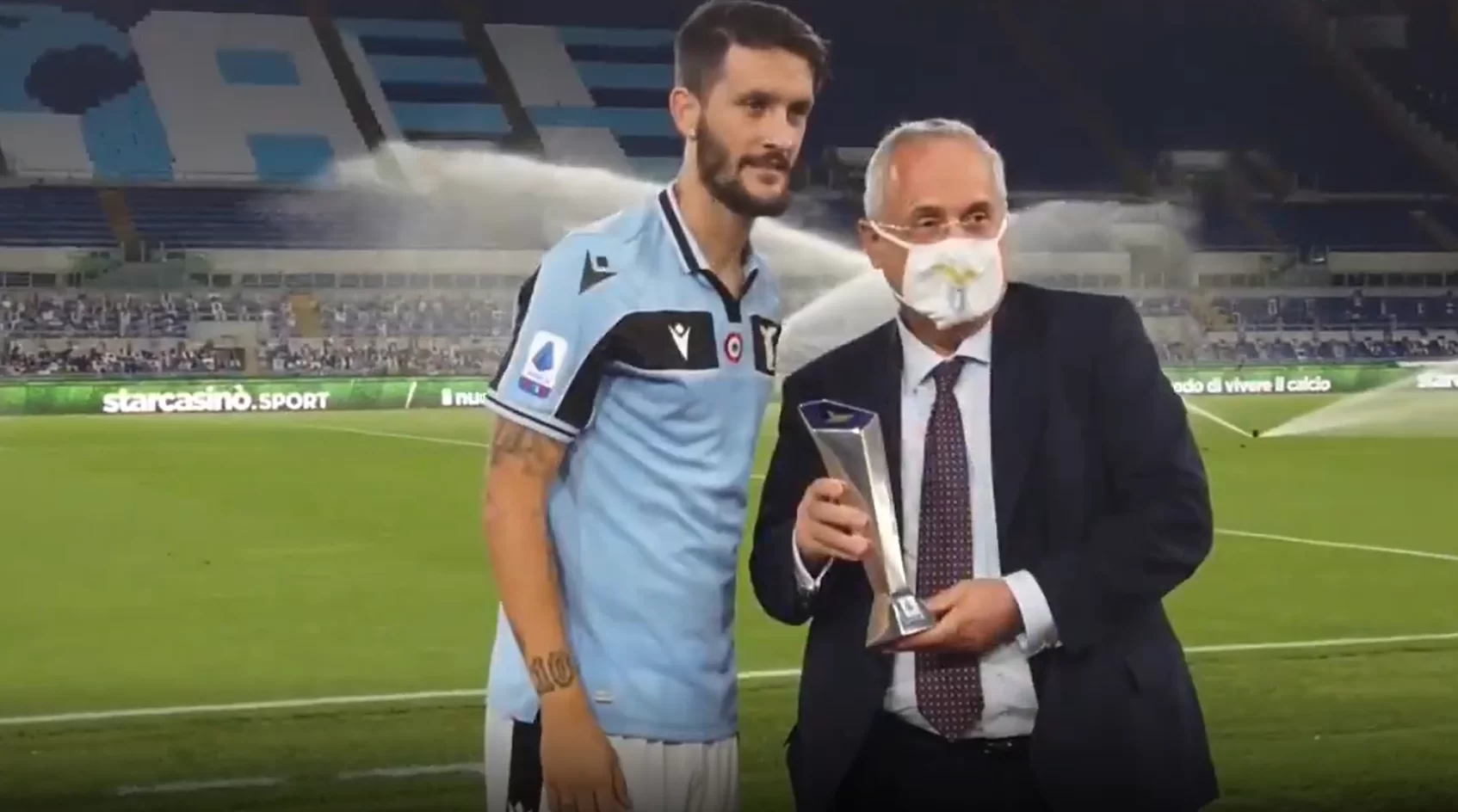 Lazio-Milan, Luis Alberto premiato miglior giocatore del mese di febbraio
