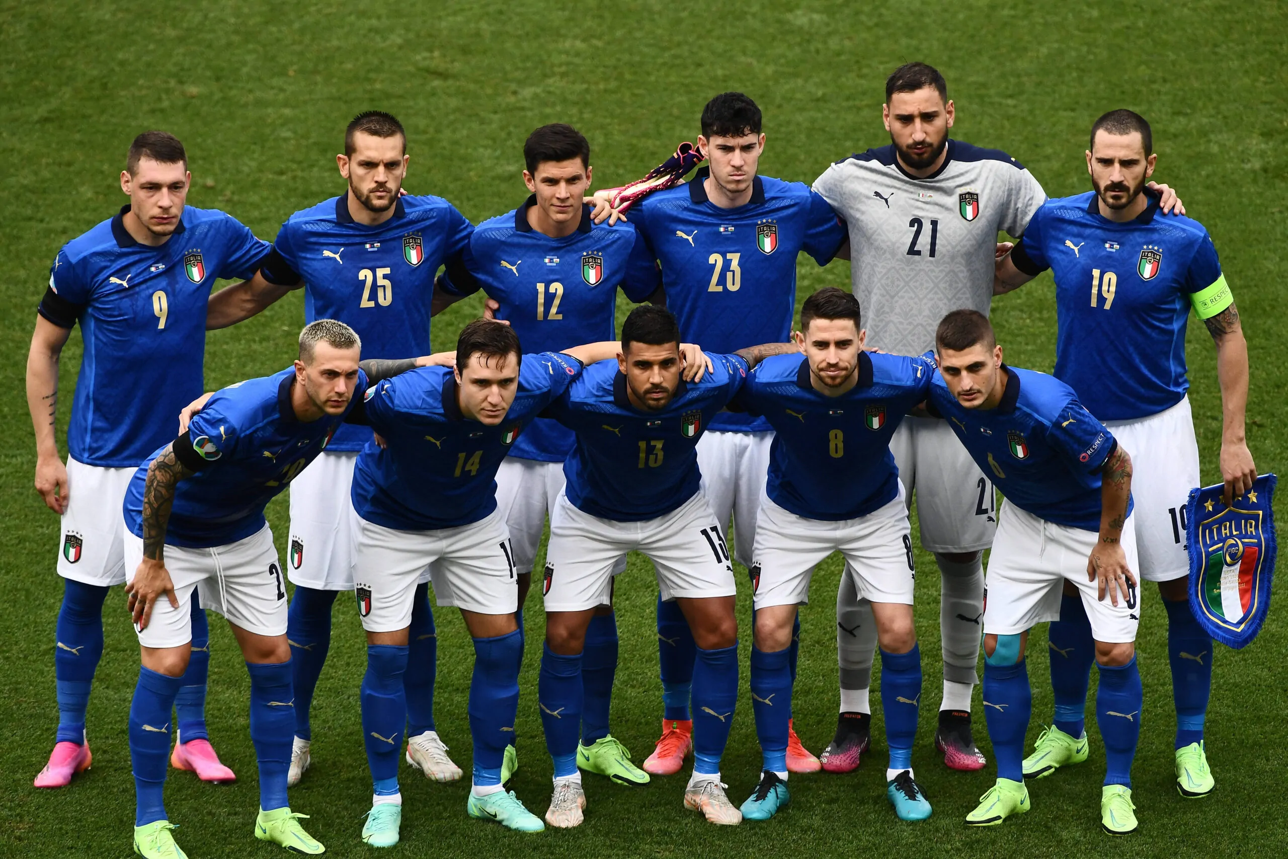 Finale Italia-Inghilterra, inglesi favoriti a 2,55. Azzurri quotati a 3,00