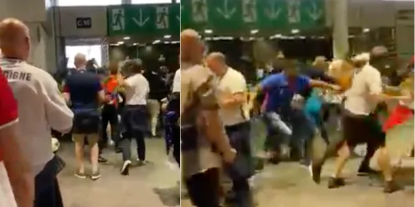 Tifosi inglesi aspettano gli italiani all’uscita dallo stadio e li massacrano: vergogna a Wembley! (VIDEO)