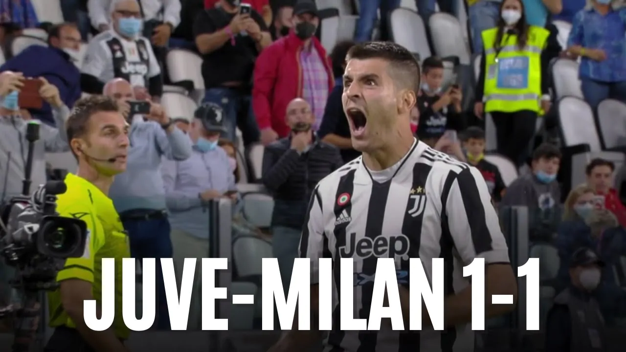 VIDEO | JUVE-MILAN 1-1 (Morata, Rebic)