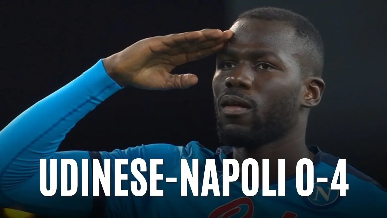 VIDEO | UDINESE-NAPOLI 0-4 (Osimhen, Rrahmani, Koulibaly, Lozano)