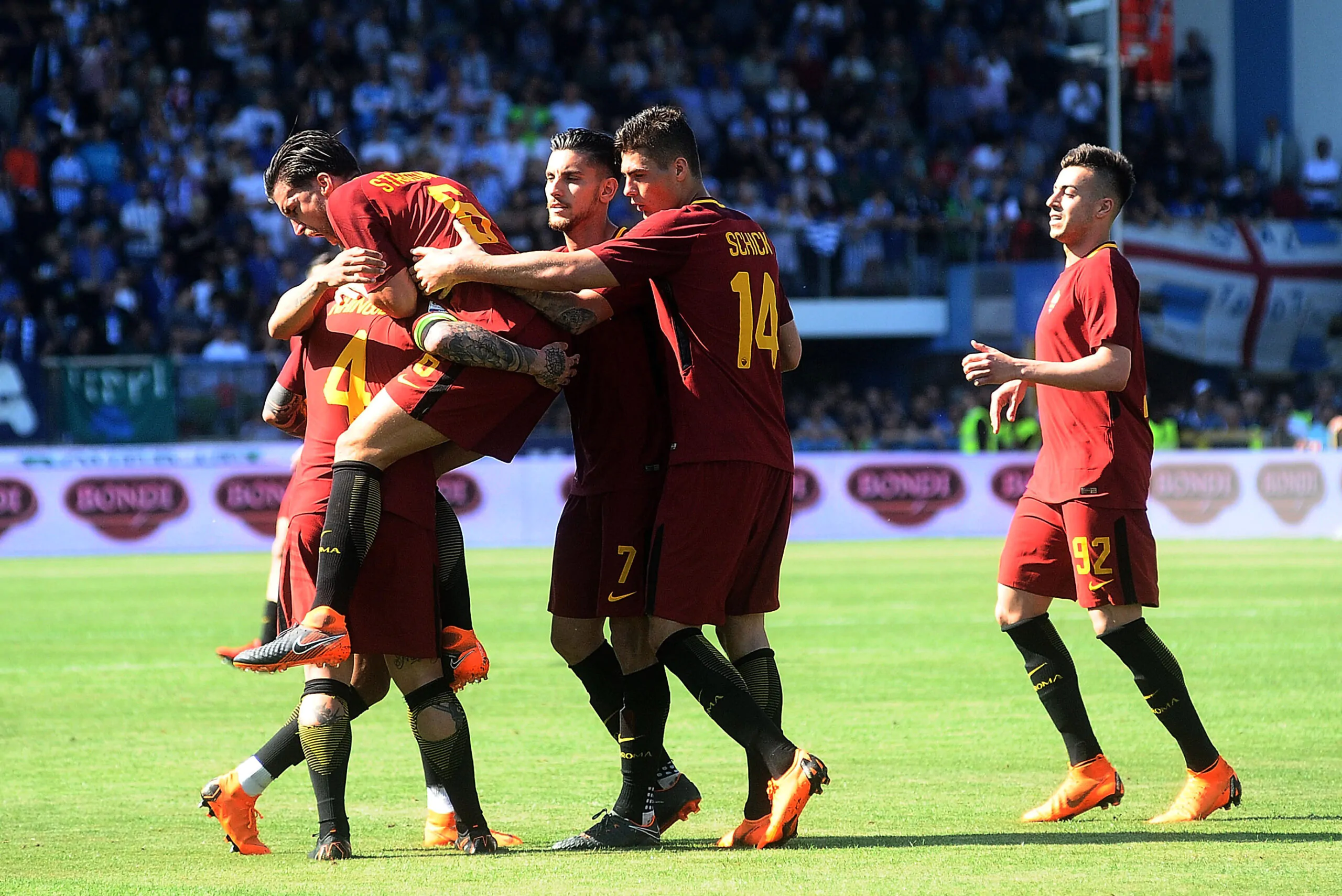 Tegola Roma, l’attaccante salta il big match contro il Milan