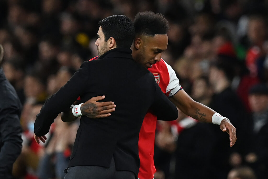 Arteta and Aubameyang