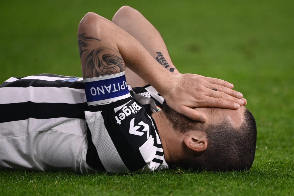 bonucci infortunio