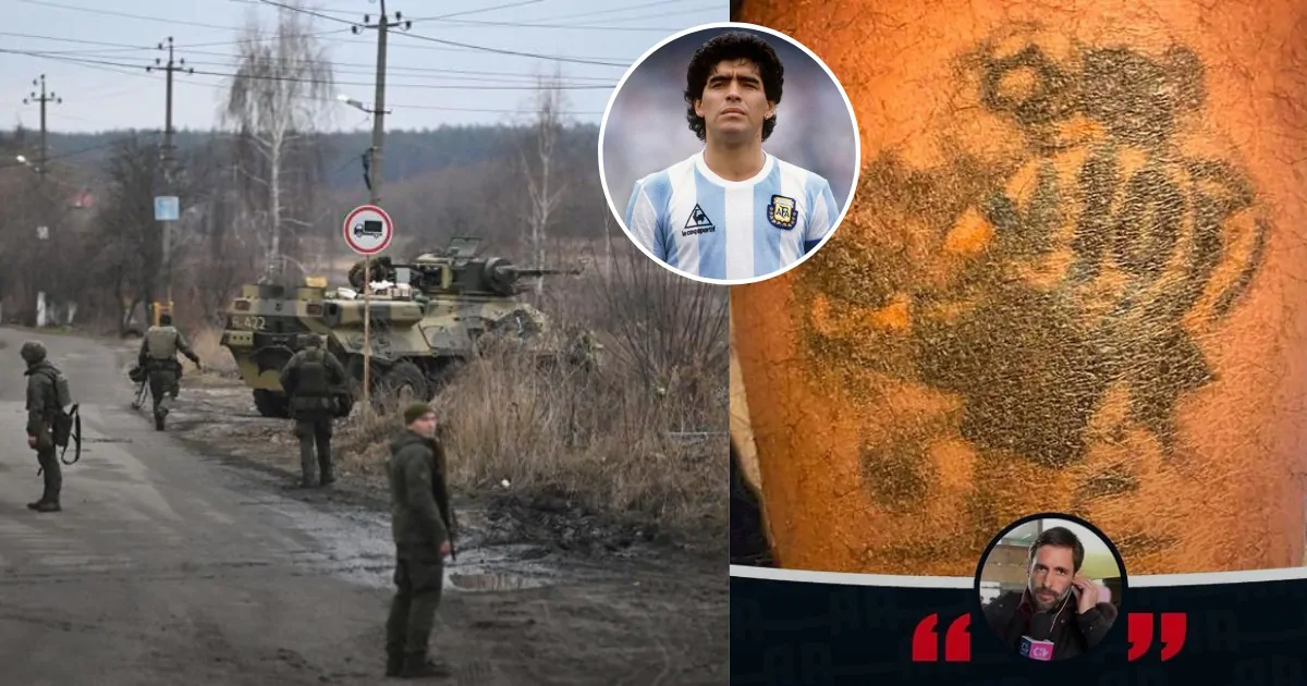 Arrestati in Ucraina, giornalisti salvati dal tatuaggio di Maradona (FOTO)