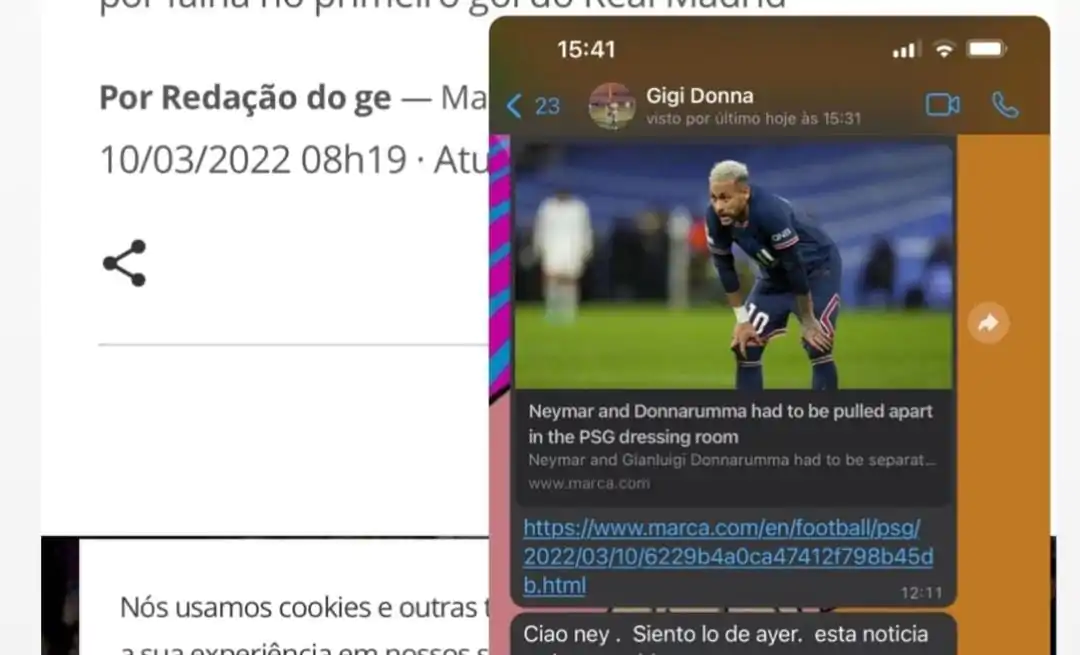 Lite Donnarumma- Neymar, il brasiliano pubblica la chat: l’accaduto