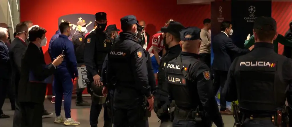 Atletico-City infuocata anche a fine partita: polizia negli spogliatoi!