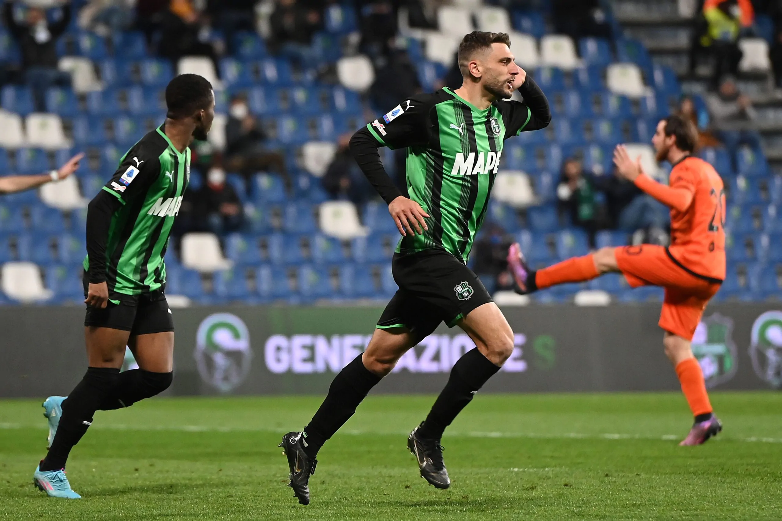 Sassuolo, Dionisi svela: ”Berardi? Le sue condizioni in vista dell’Atalanta”