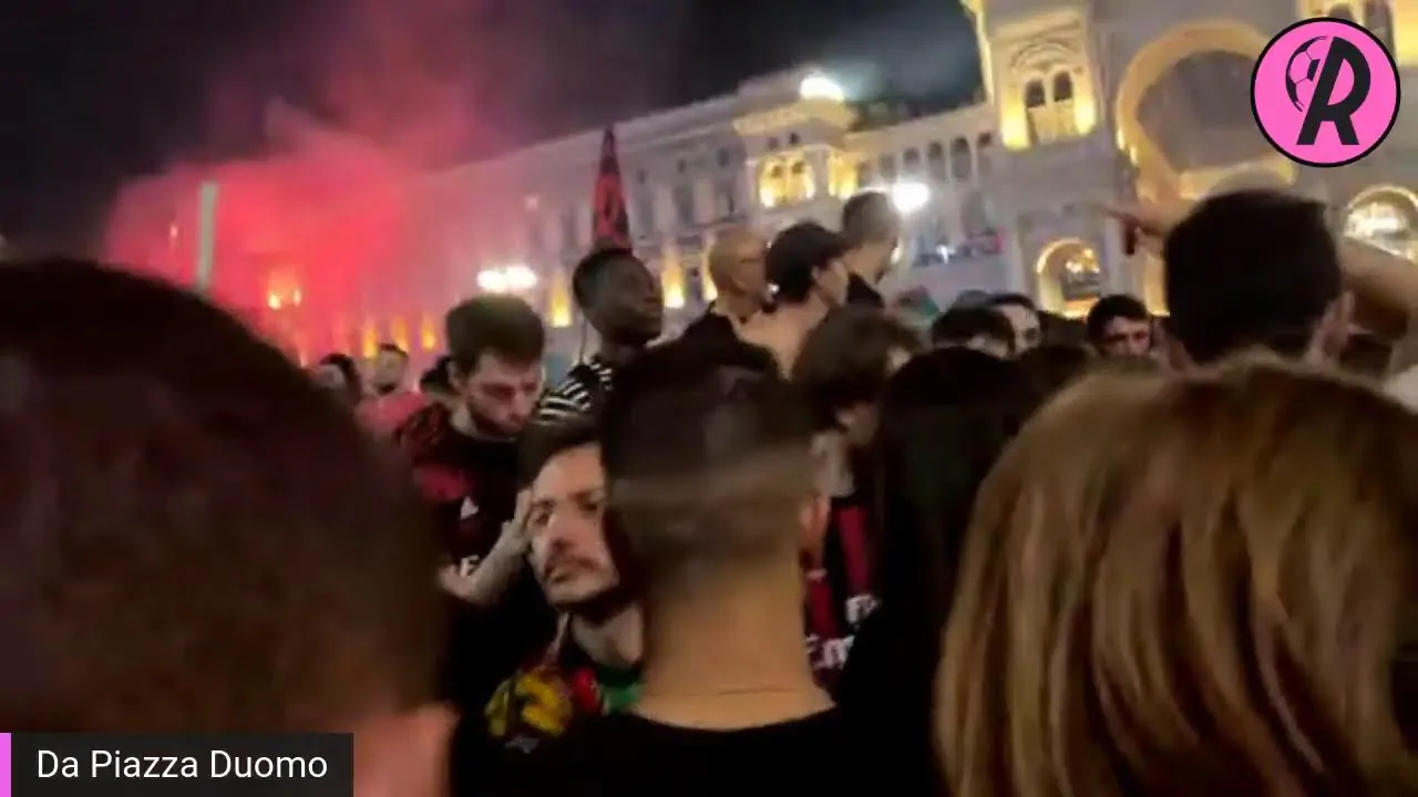 VIDEO | LA FESTA DEL MILAN LIVE DA PIAZZA DUOMO