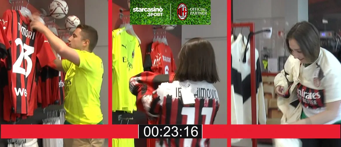 Hanno avuto 90, 60 e 30 secondi per prendere ciò che volevano dal Casa Milan Store: ecco come è andata