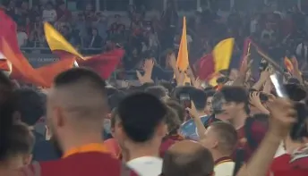 Stadio Olimpico in festa: i tifosi lo hanno fatto al triplice fischio