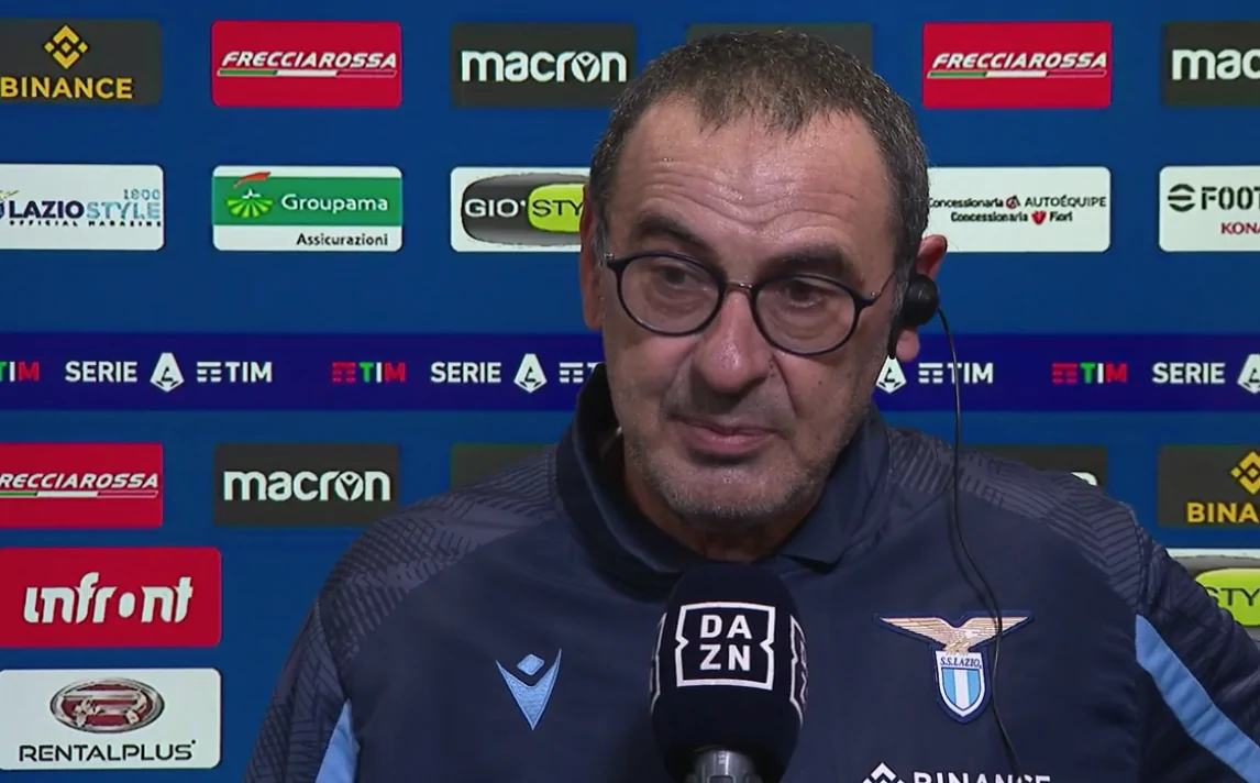 Dualismo con la Roma, la risposta di Sarri lascia tutti di stucco: a DAZN sono stupiti