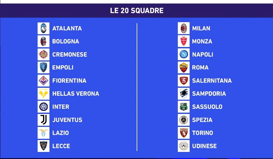 Calendario Serie A 2022-23: tutte le partite del prossimo campionato italiano