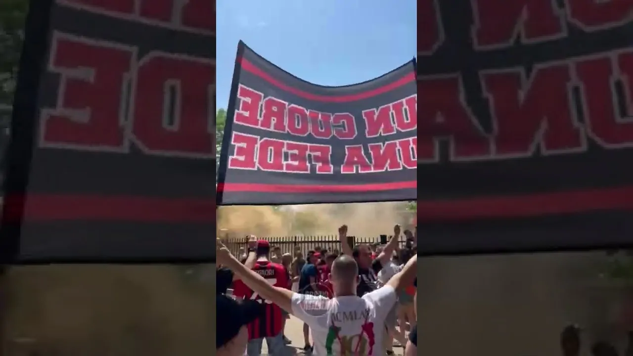 VIDEO | ACCOGLIENZA STRAORDINARIA PER IL MILAN!