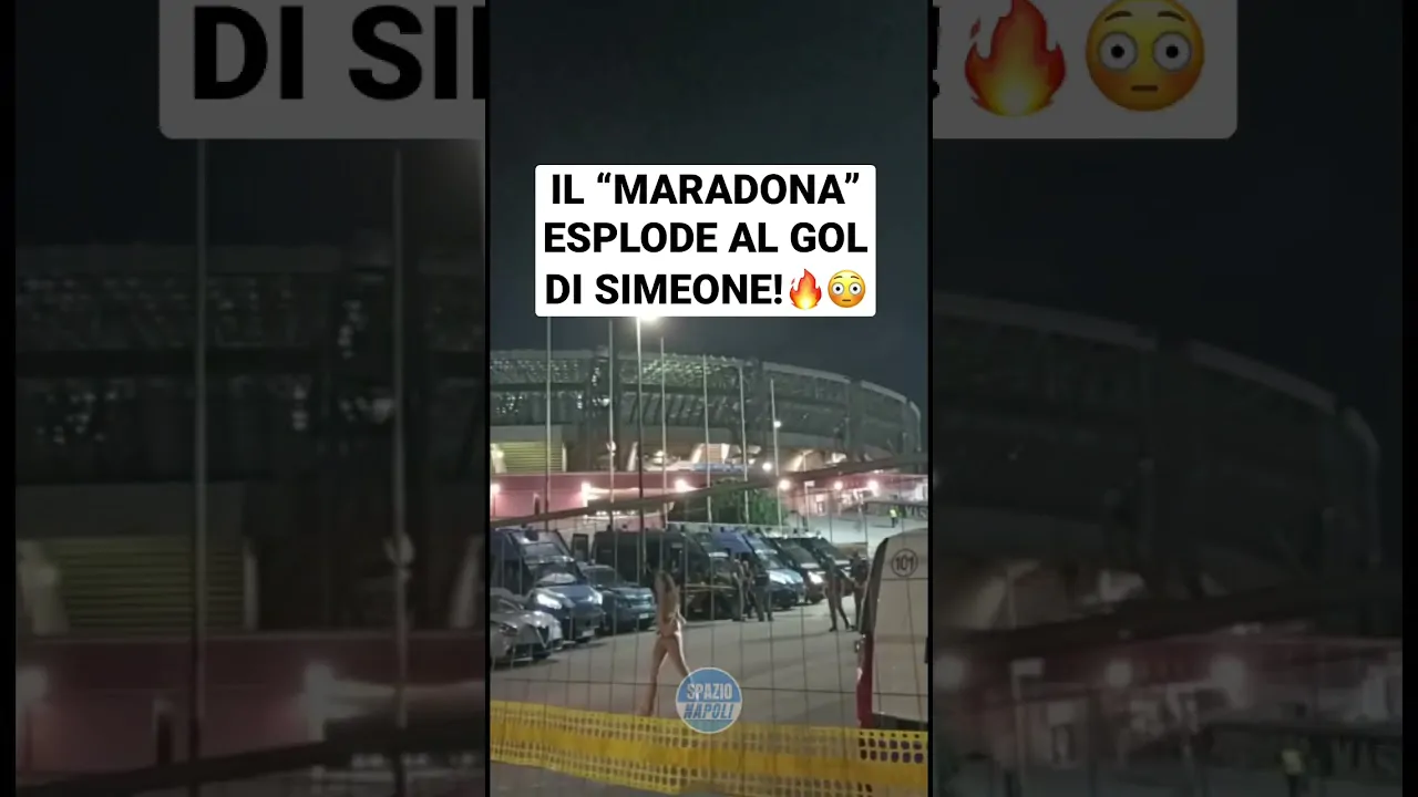 VIDEO | Il “Maradona” esplode al gol di #Simeone!🔥😱