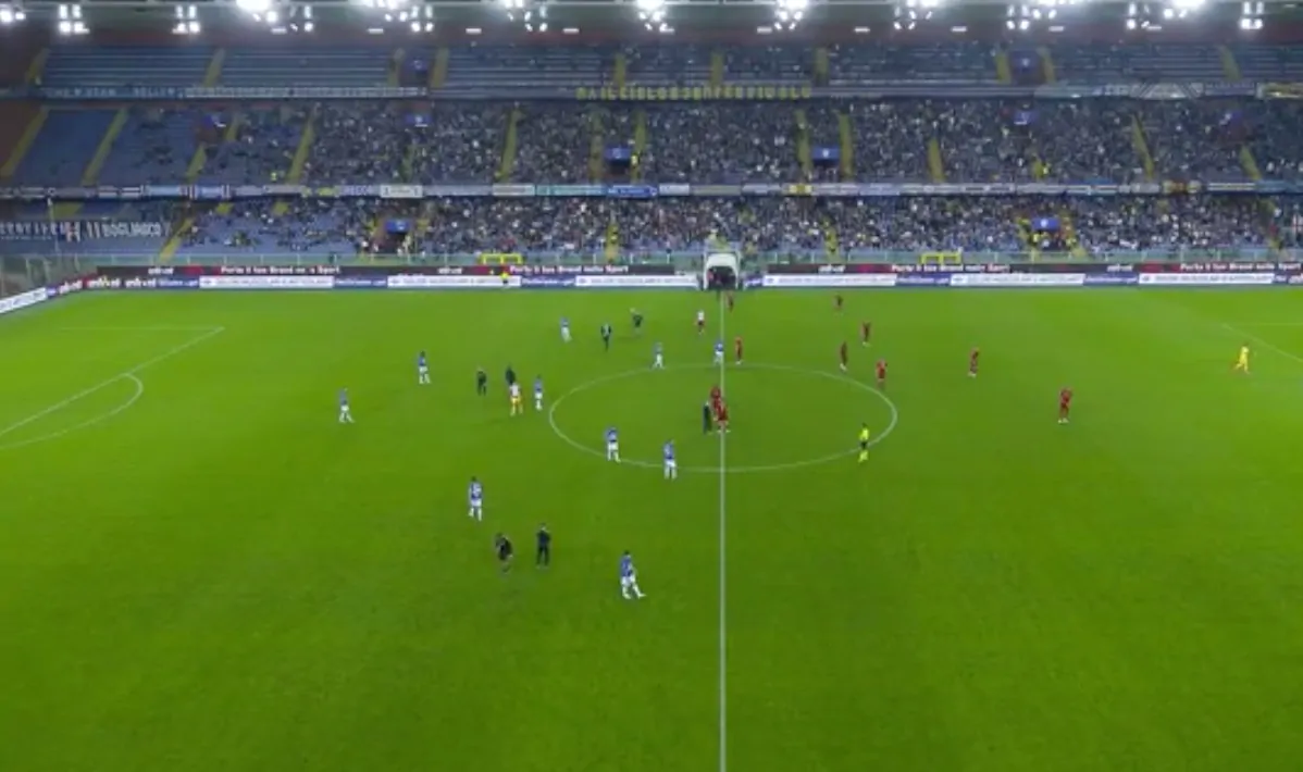 Sampdoria-Roma, ospite a sorpresa allo stadio: scoppia il caos in tribuna!