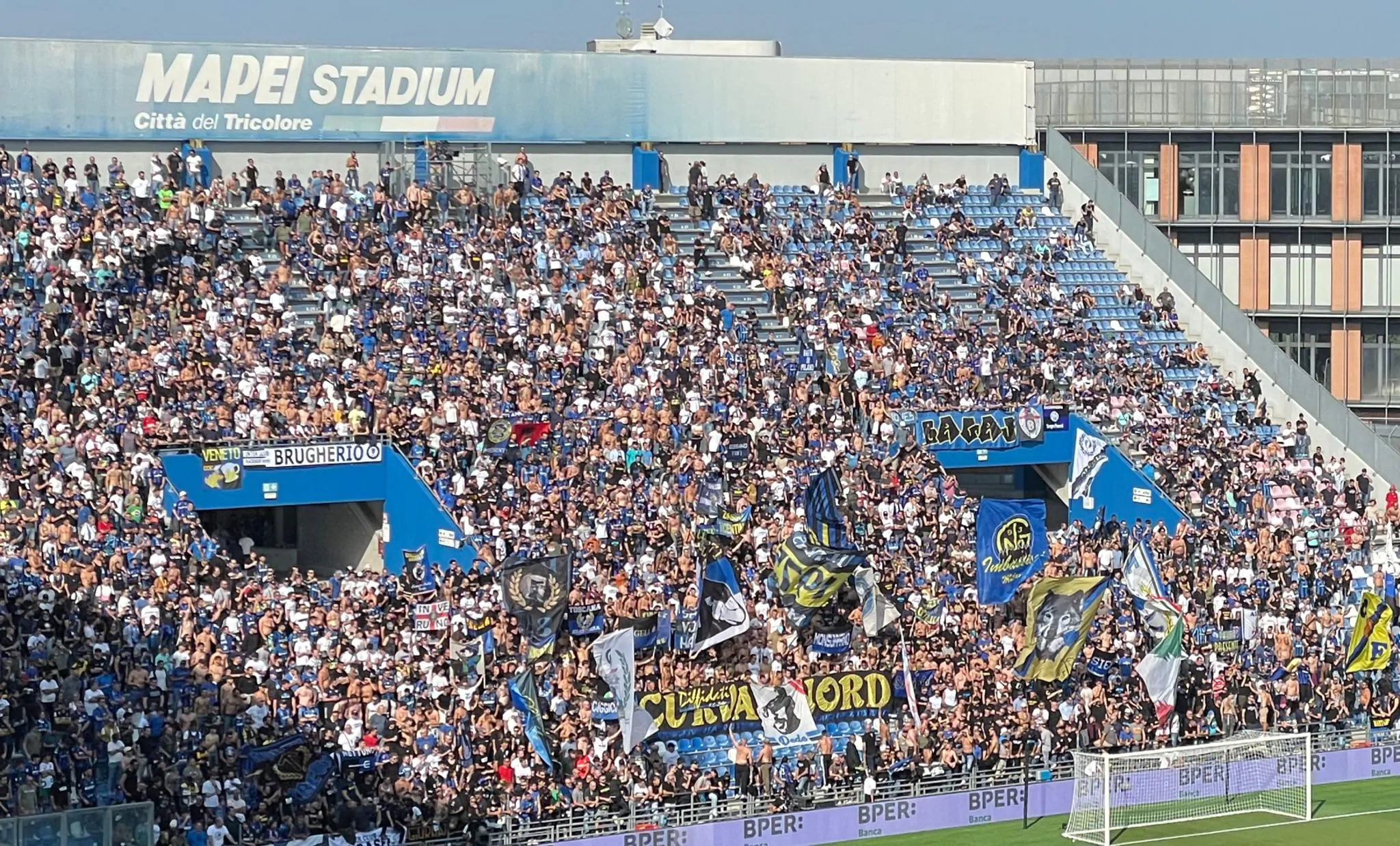 I tifosi ad Inzaghi: è successo in Sassuolo-Inter