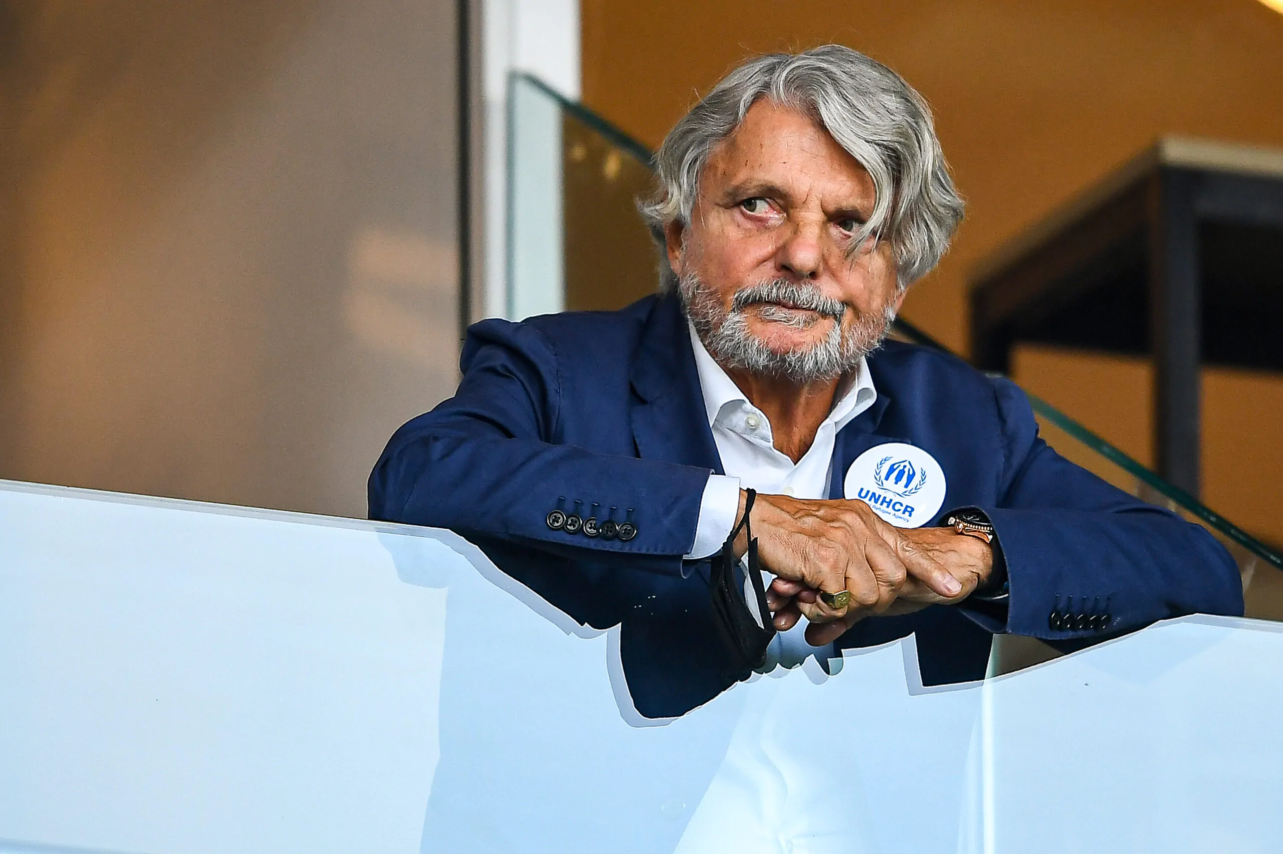 Ferrero allo stadio per Sampdoria-Roma, aperta un’indagine: cosa rischia