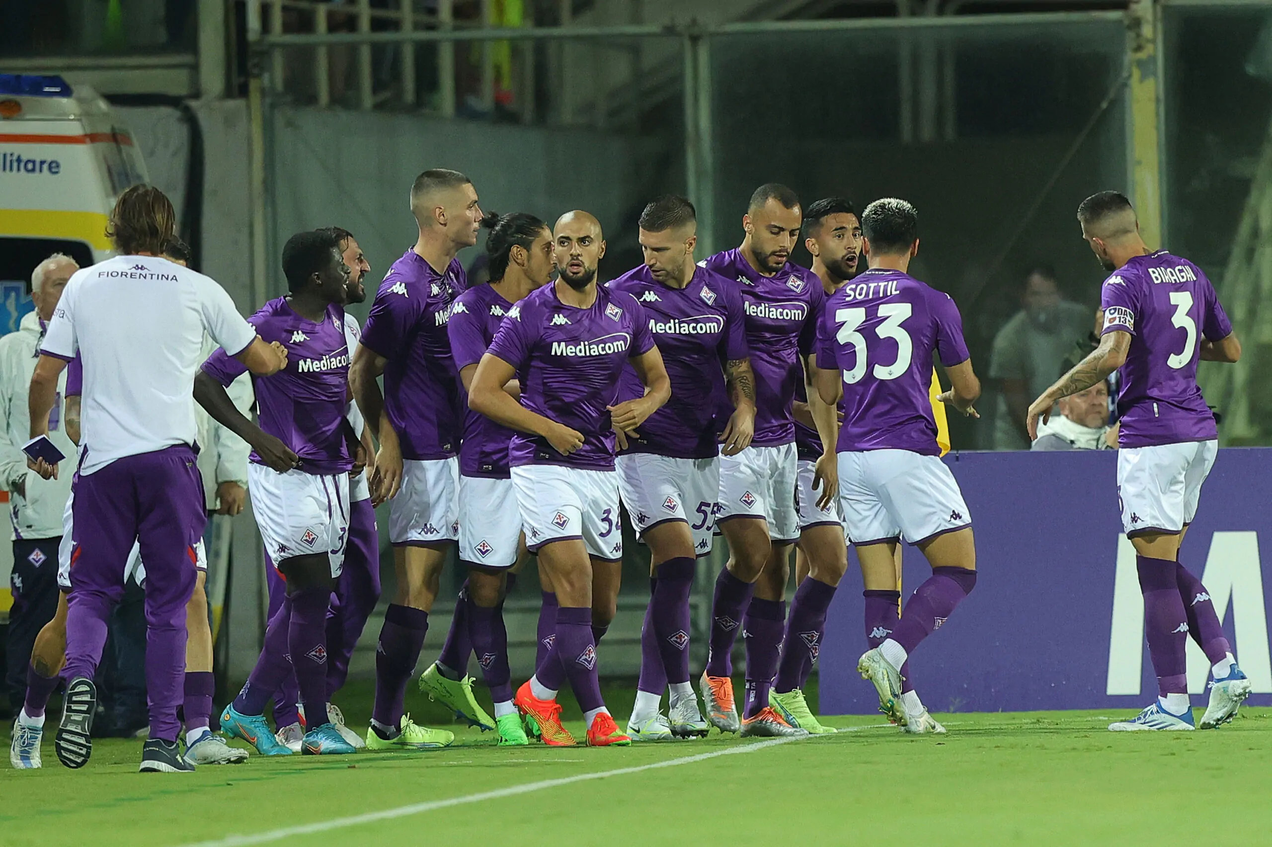 Fiorentina, c’è lesione per l’attaccante: il comunicato