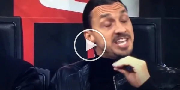 Ibrahimovic polemico a bordocampo: “Non devi parlare!” (VIDEO)
