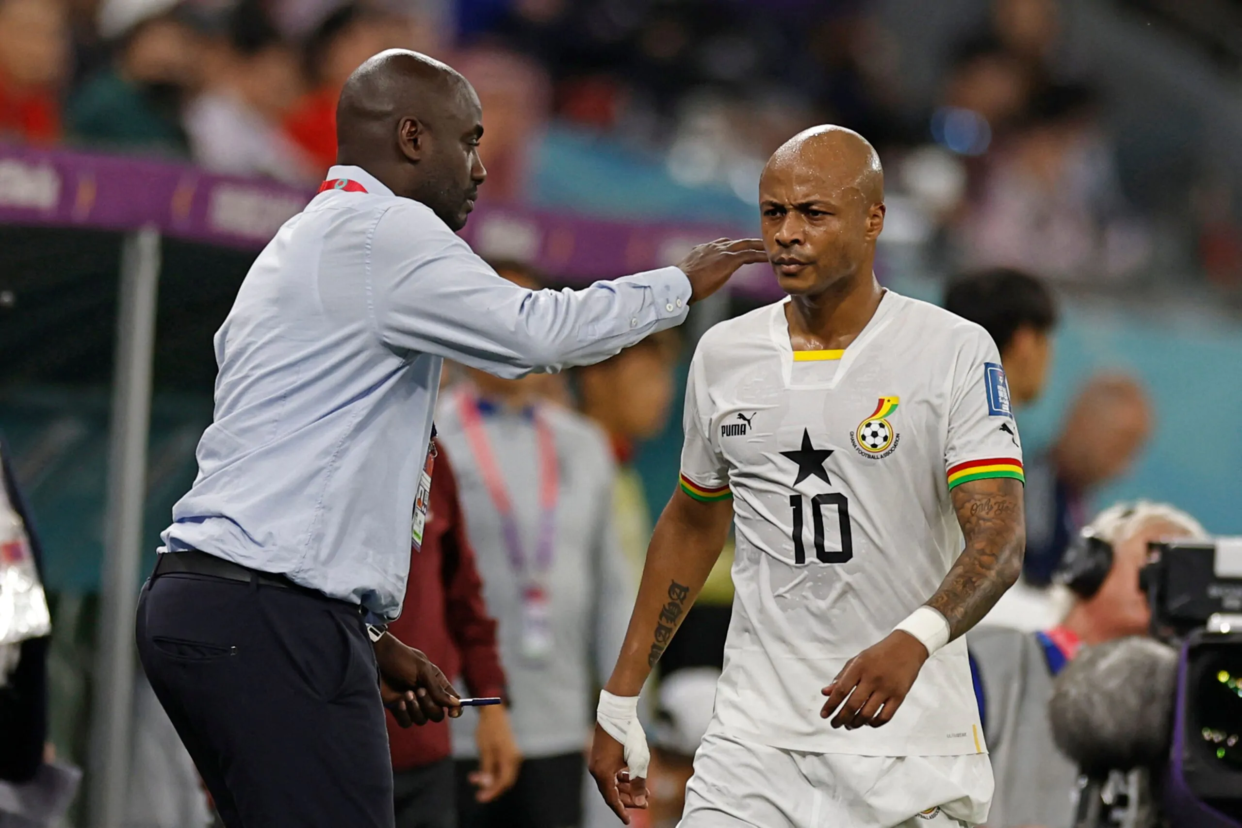 Dramma André Ayew: scappa in ospedale all’intervallo per un malore della figlia