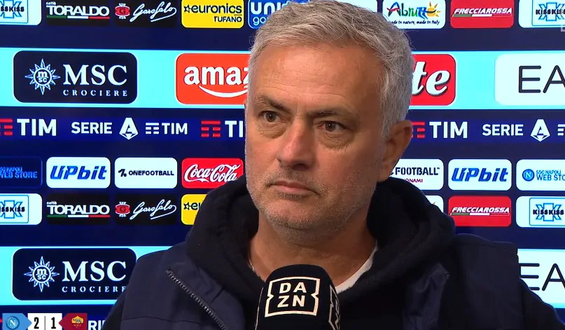 Mourinho: “La Roma non meritava di perdere”, poi la frecciata a Zaniolo