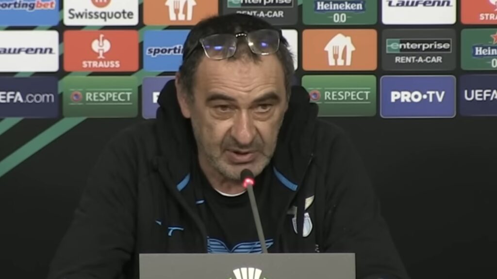 Sarri Lazio Conferenza stampa