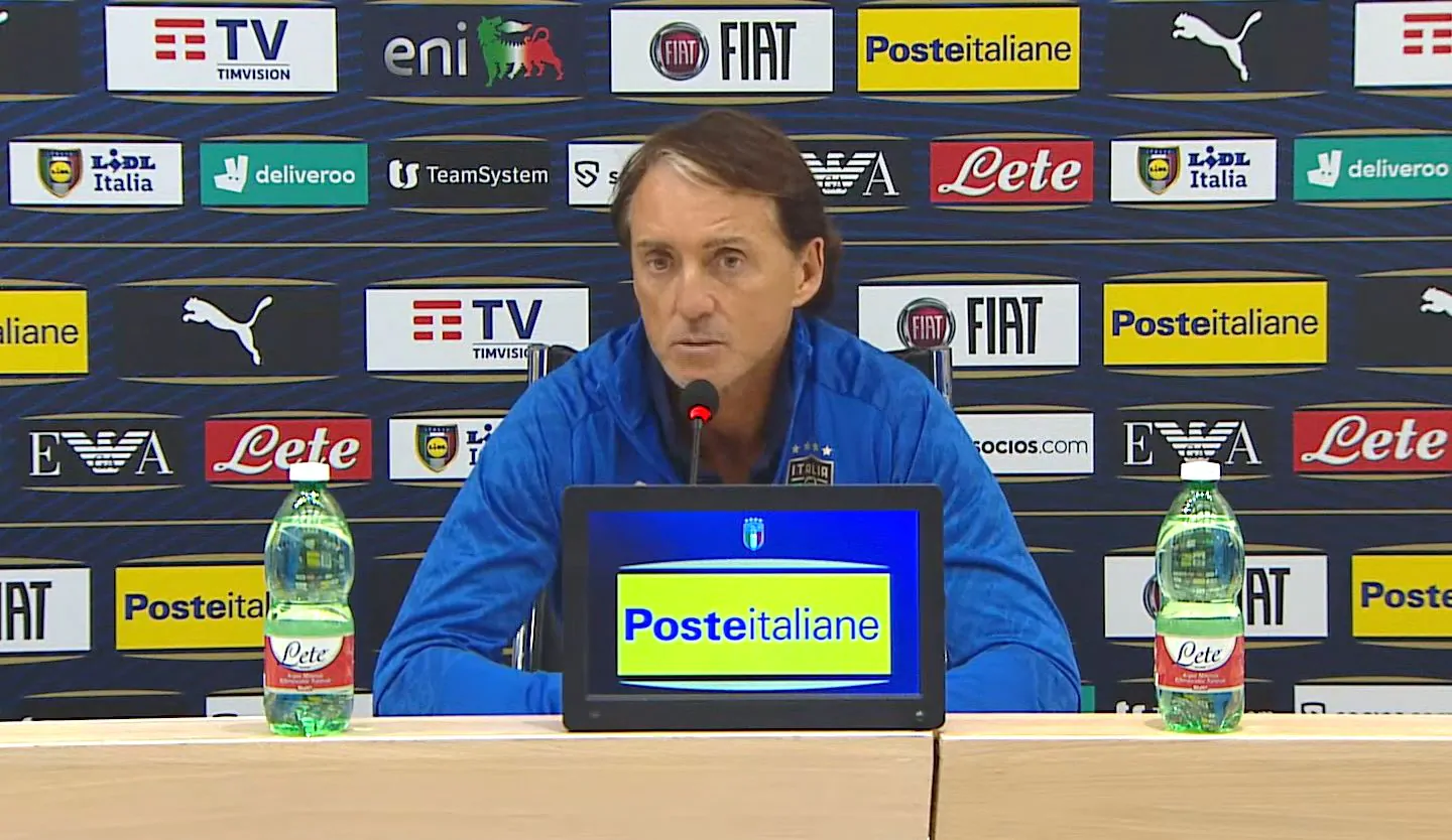 Italia, Mancini annuncia: “Contro Malta ci saranno dei cambi nella formazione”, poi il commento su Zaniolo