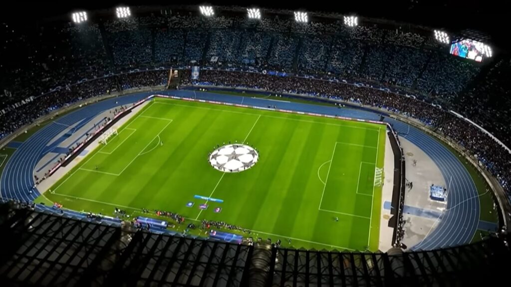 Stadio Diego Armando Maradona visto dall'alto