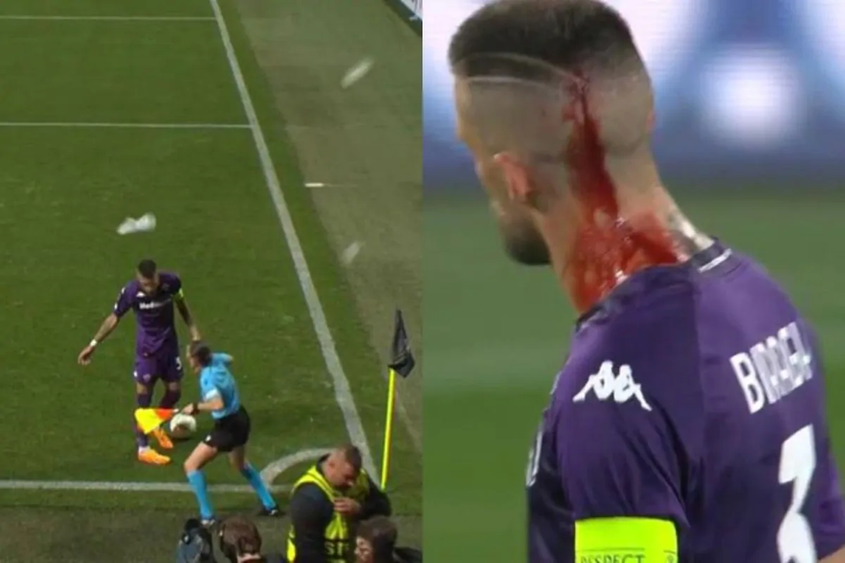 Biraghi colpito durante Fiorentina-West Ham, la UEFA apre un’indagine: i dettagli