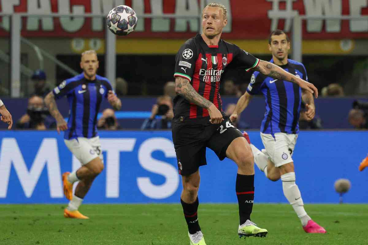 Kjaer lascia il Milan a parametro zero