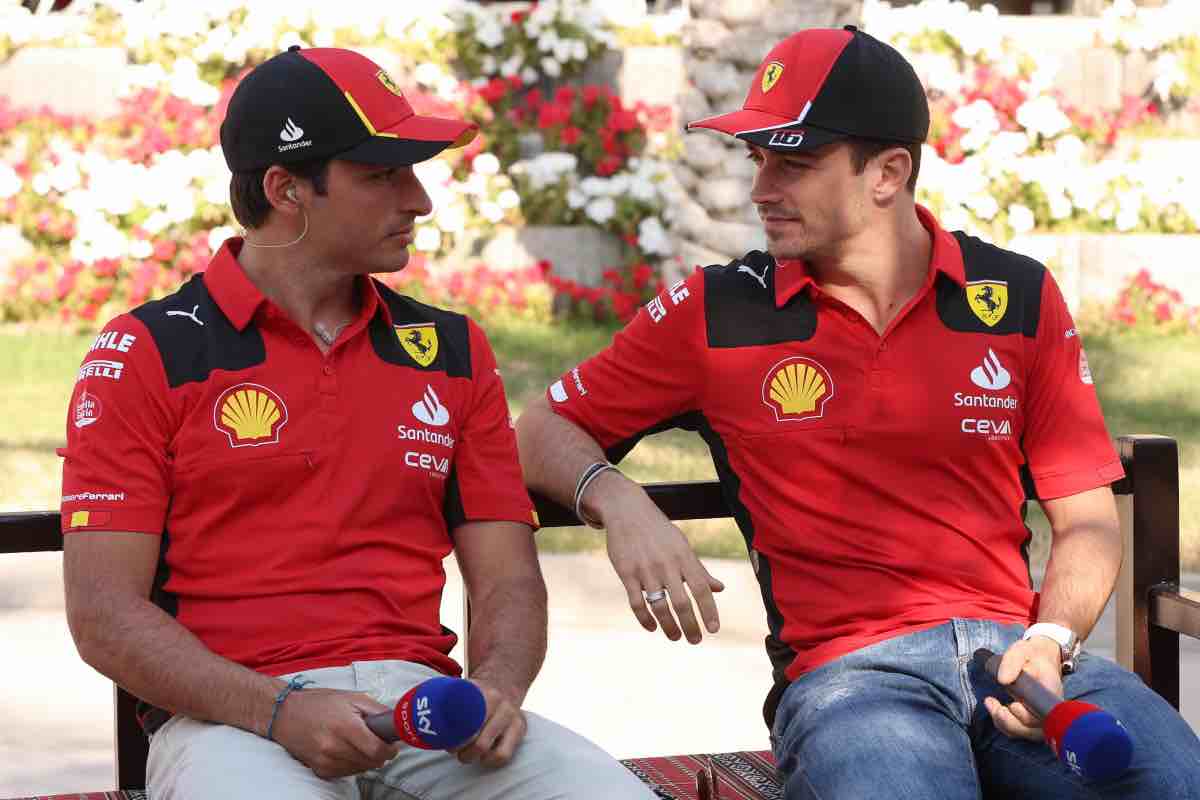 Terremoto tra Sainz e Leclerc in Ferrari