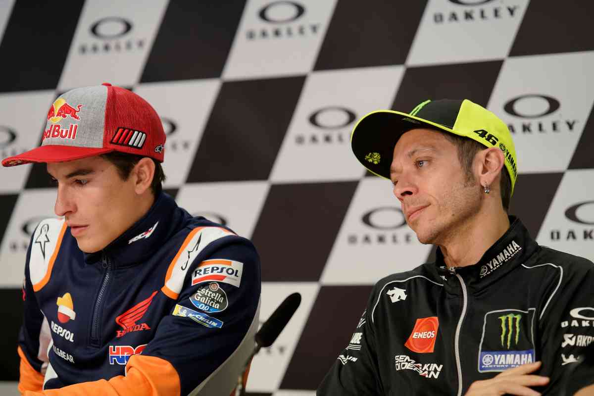 Rivelazione inaspettata su Rossi e Marquez