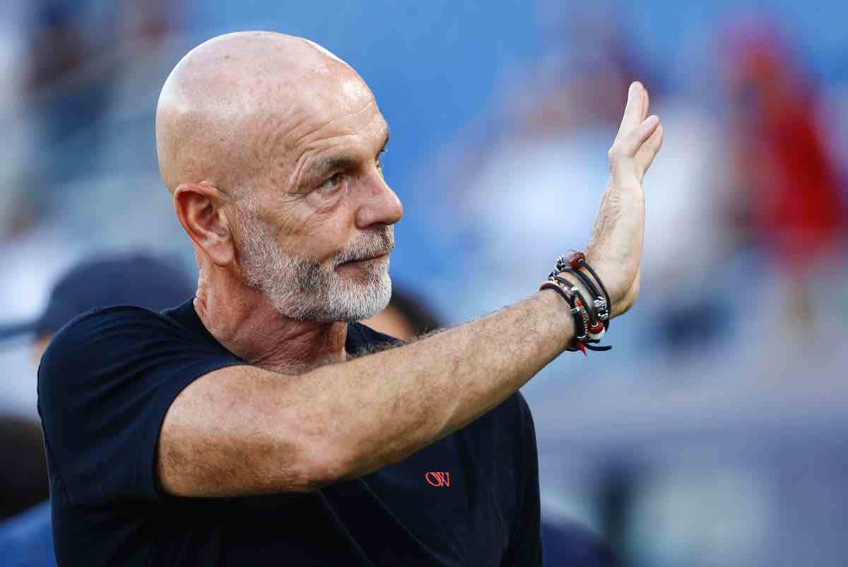 Stefano Pioli in campo