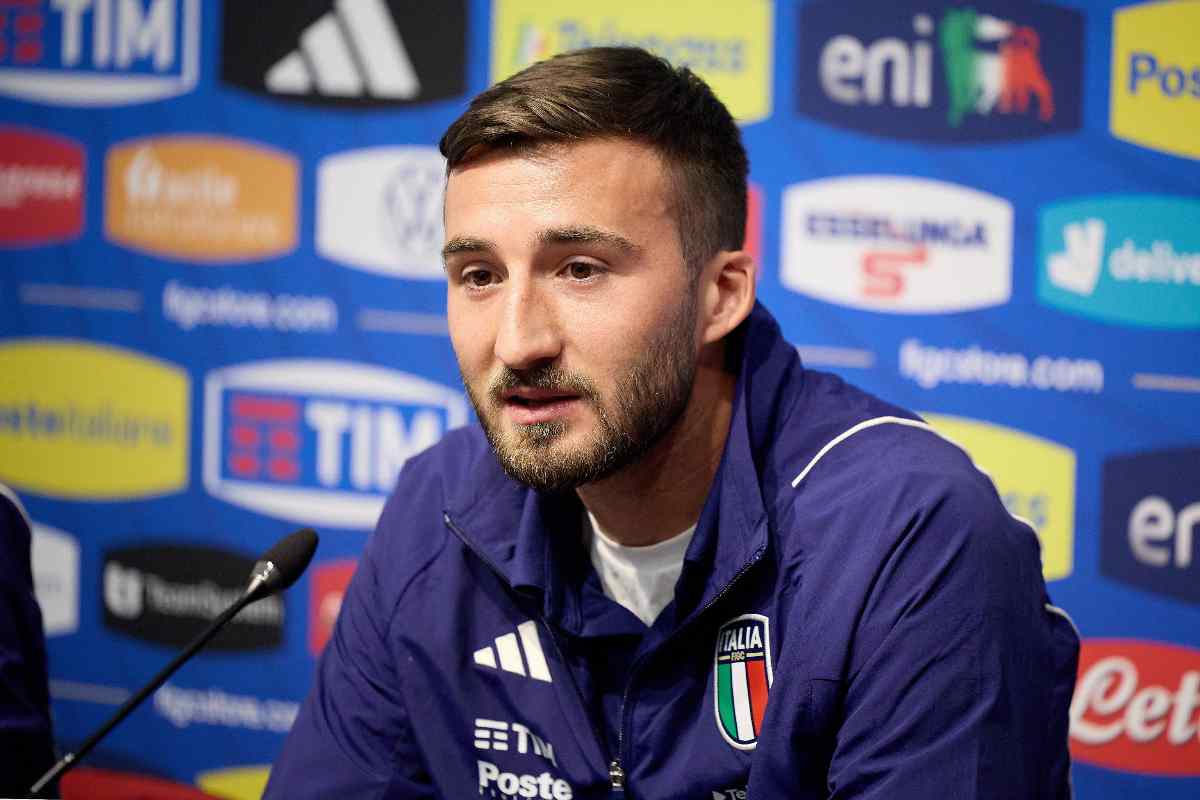 Cristante parla alla stampa