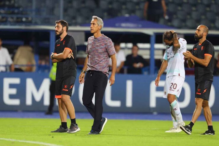 Paulo Sousa al termine della partita della Salernitana contro l'Empoli - ANSA - Rompipallone