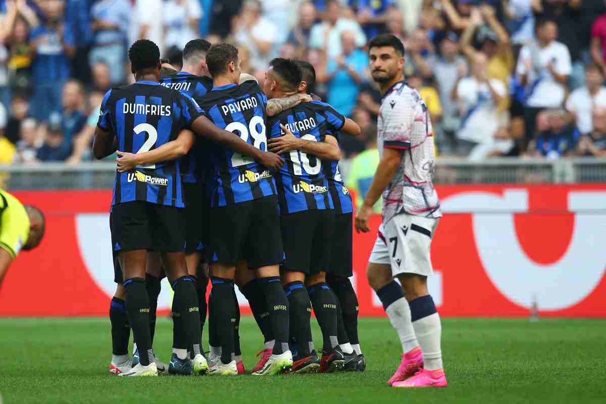 gaffe dazn durante inter bologna