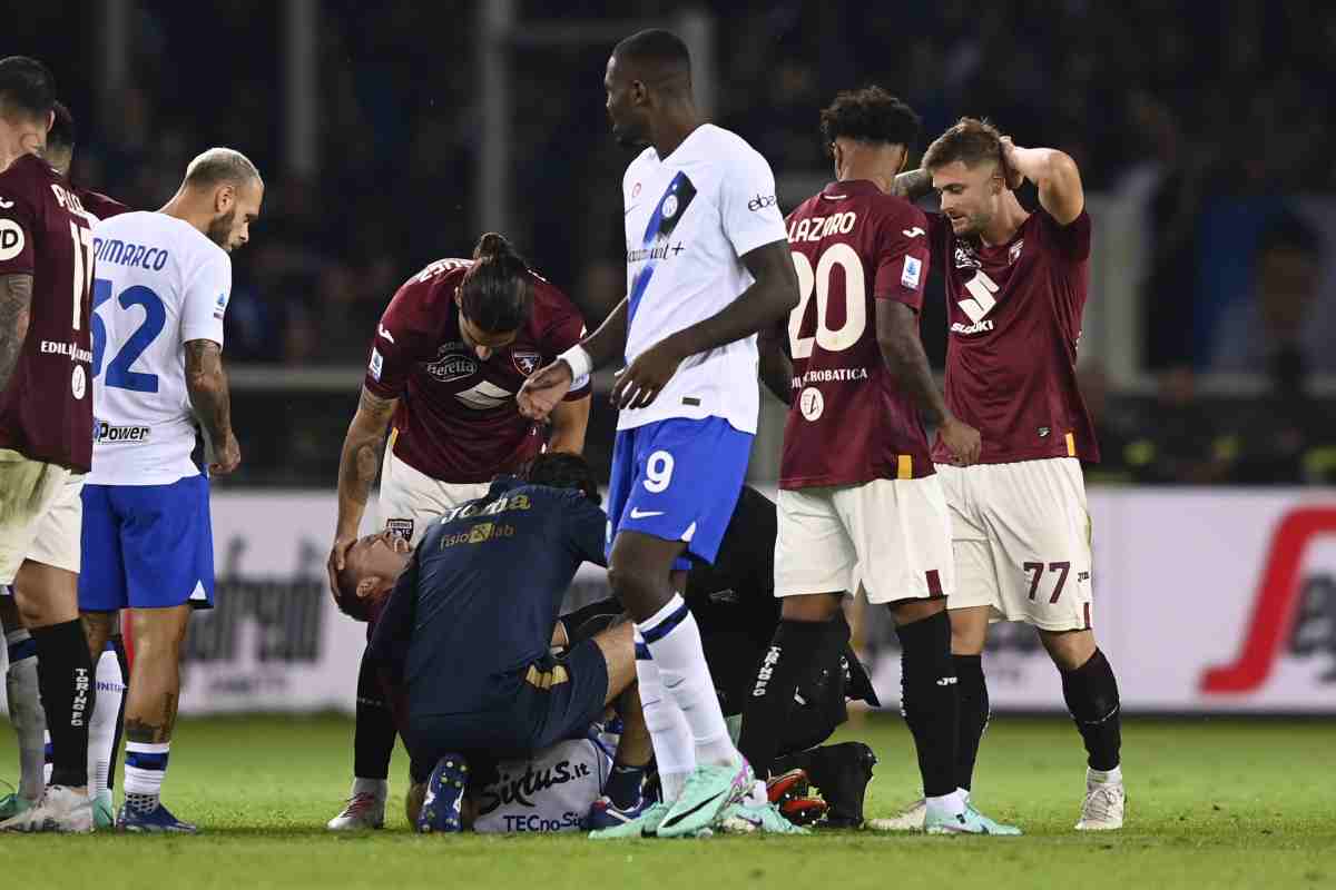 Grave infortunio in Torino-Inter