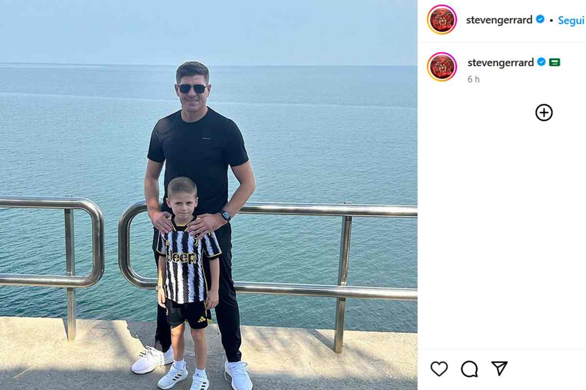 Gerrard e il legame con la Juventus: tifosi pazzi di gioia