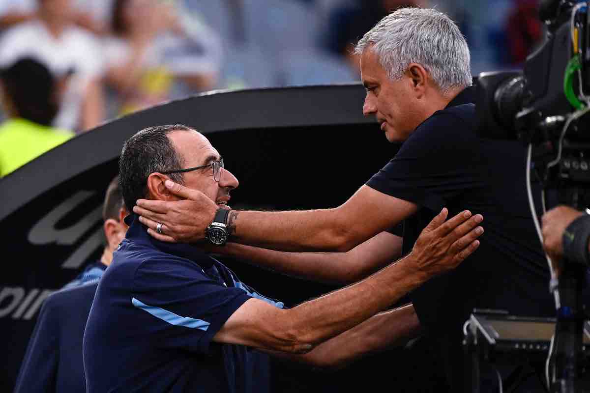 Lazio-Roma, derby infuocato: Mourinho attacca Sarri, che frecciata!