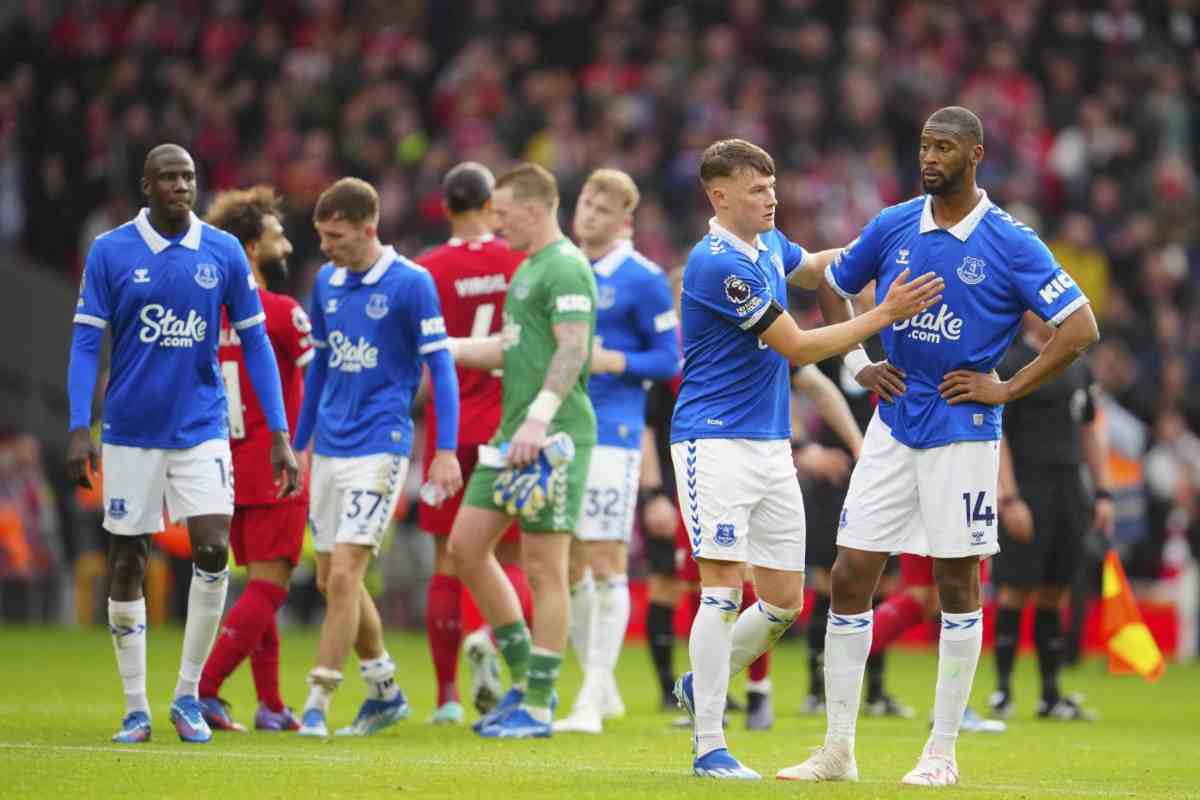 Everton penalizzato di 10 punti in classifica, violato il Fair Play Finanziario.